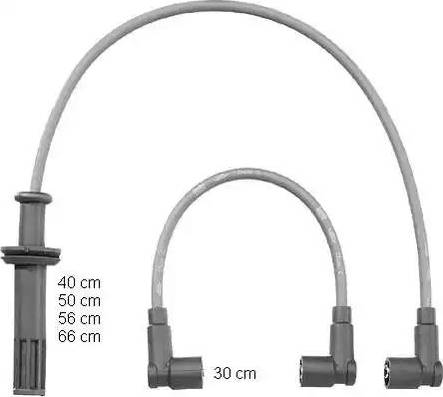 BorgWarner (BERU) ZEF1209 - Ignition Cable Kit onlydrive.pro