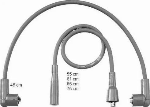 BorgWarner (BERU) ZEF768 - Ignition Cable Kit onlydrive.pro