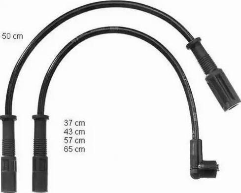 BorgWarner (BERU) ZEF777 - Ignition Cable Kit onlydrive.pro