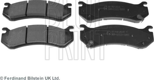 Blue Print ADA104254 - Тормозные колодки, дисковые, комплект onlydrive.pro