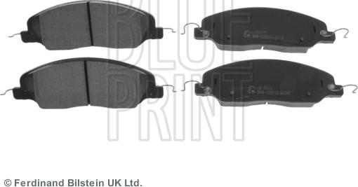 Blue Print ADA104256 - Brake Pad Set, disc brake onlydrive.pro