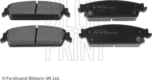 Blue Print ADA104251 - Brake Pad Set, disc brake onlydrive.pro