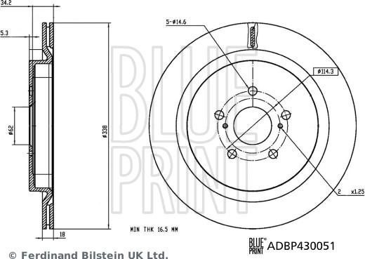 Blue Print ADBP430051 - Jarrulevy onlydrive.pro