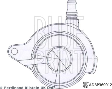 Blue Print ADBP360012 - Центральный выключатель, система сцепления onlydrive.pro