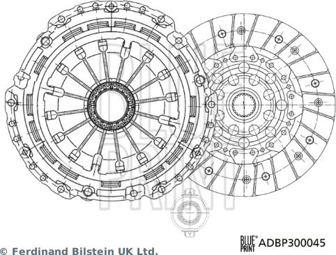 Blue Print ADBP300045 - Sidurikomplekt onlydrive.pro