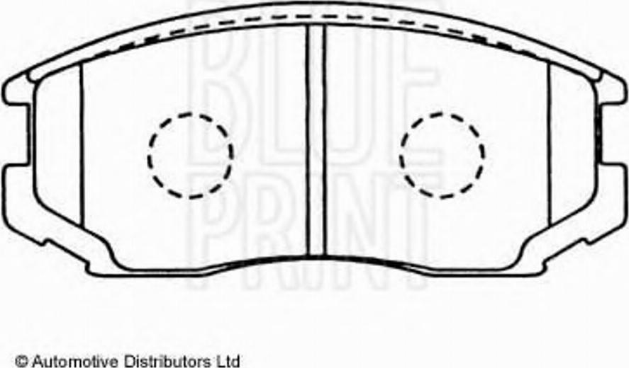 Blue Print ADD64222 - Piduriklotsi komplekt,ketaspidur onlydrive.pro