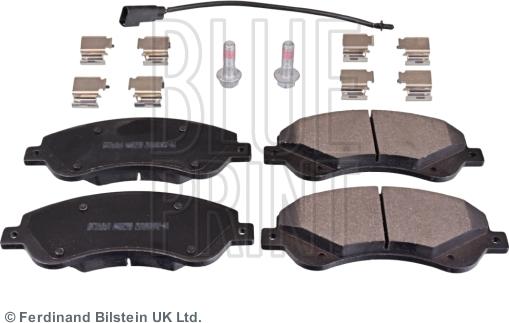 Blue Print ADF124219 - Piduriklotsi komplekt,ketaspidur onlydrive.pro