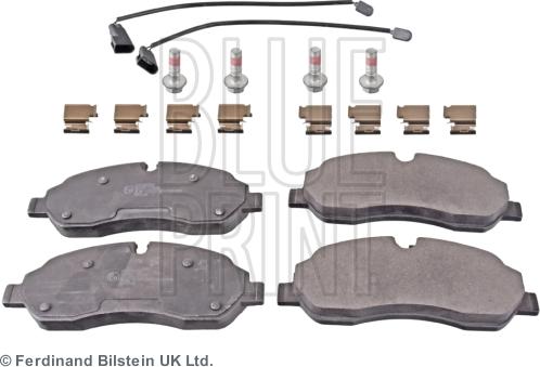 Blue Print ADF124211 - Тормозные колодки, дисковые, комплект onlydrive.pro