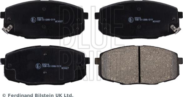 Blue Print ADG04261 - Brake Pad Set, disc brake onlydrive.pro