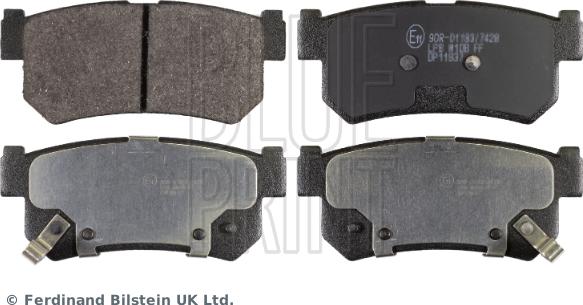 Blue Print ADG04262 - Brake Pad Set, disc brake onlydrive.pro