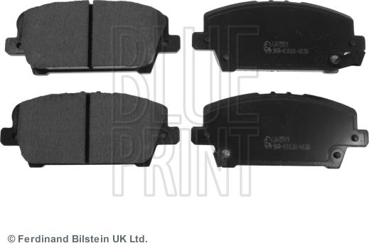 Blue Print ADH24271 - Brake Pad Set, disc brake onlydrive.pro