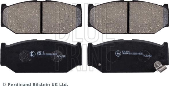 Blue Print ADK84240 - Brake Pad Set, disc brake onlydrive.pro