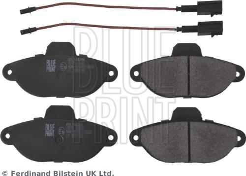 Blue Print ADL144206 - Stabdžių trinkelių rinkinys, diskinis stabdys onlydrive.pro