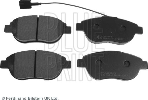 Blue Print ADL144202 - Brake Pad Set, disc brake onlydrive.pro