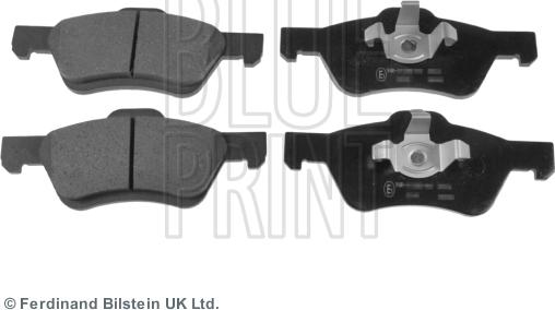 Blue Print ADM542102 - Stabdžių trinkelių rinkinys, diskinis stabdys onlydrive.pro