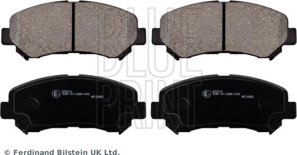 Blue Print ADN142139 - Brake Pad Set, disc brake onlydrive.pro