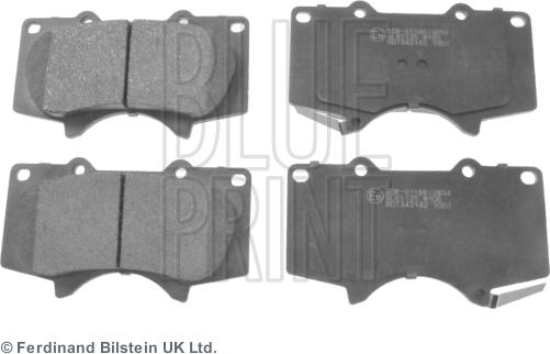 Blue Print ADT342142 - Brake Pad Set, disc brake onlydrive.pro