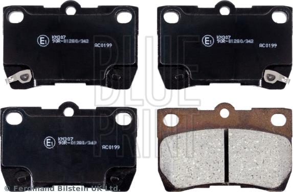 Blue Print ADT342156 - Brake Pad Set, disc brake onlydrive.pro