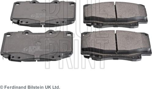 Blue Print ADT342160 - Brake Pad Set, disc brake onlydrive.pro