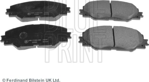 Blue Print ADT342162 - Brake Pad Set, disc brake onlydrive.pro