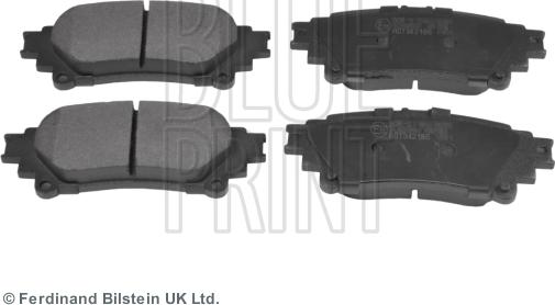 Blue Print ADT342186 - Piduriklotsi komplekt,ketaspidur onlydrive.pro