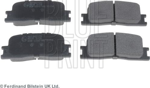 Blue Print ADT342129 - Brake Pad Set, disc brake onlydrive.pro