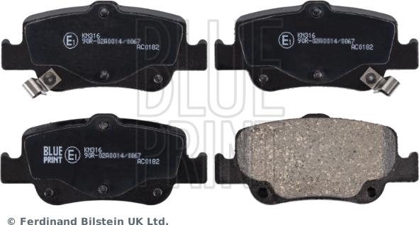 Blue Print ADT342173 - Brake Pad Set, disc brake onlydrive.pro