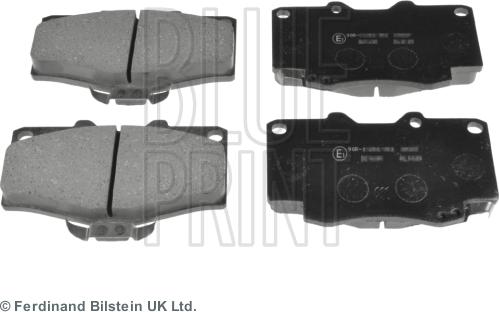 Blue Print ADT34289 - Stabdžių trinkelių rinkinys, diskinis stabdys onlydrive.pro