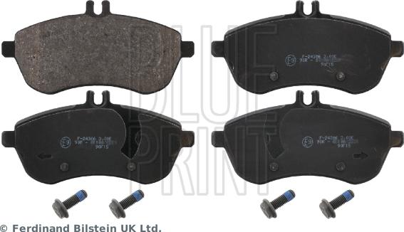 Blue Print ADU174206 - Piduriklotsi komplekt,ketaspidur onlydrive.pro