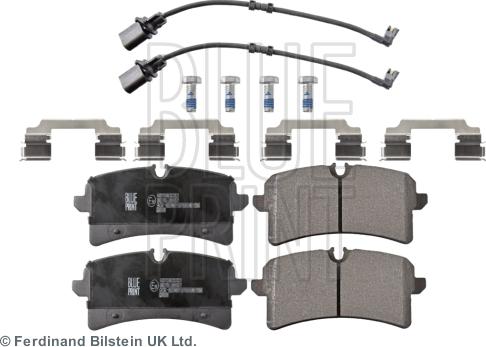 Blue Print ADV184296 - Stabdžių trinkelių rinkinys, diskinis stabdys onlydrive.pro