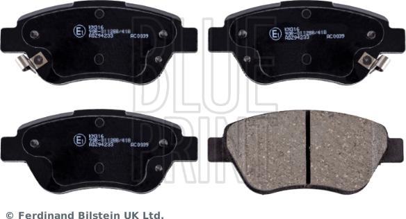 Blue Print ADZ94233 - Brake Pad Set, disc brake onlydrive.pro