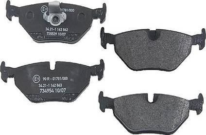 BMW 34216761248 - Brake Pad Set, disc brake onlydrive.pro