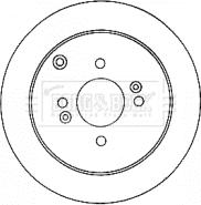 Blue Print ADG04388 - Brake Disc onlydrive.pro