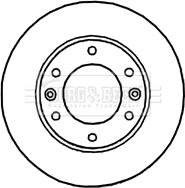 Hyundai 517124H100 - Brake Disc onlydrive.pro