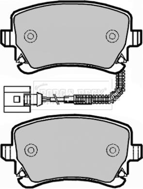 VAG 3D0 698 451 B - Brake Pad Set, disc brake onlydrive.pro