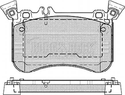 Mercedes-Benz 0004204100 - Тормозные колодки, дисковые, комплект onlydrive.pro