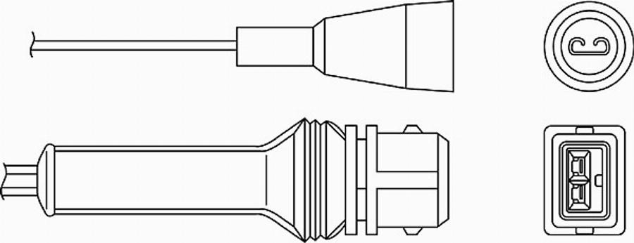 BorgWarner (BERU) 0 824 010 048 - Oxygen, Lambda Sensor onlydrive.pro