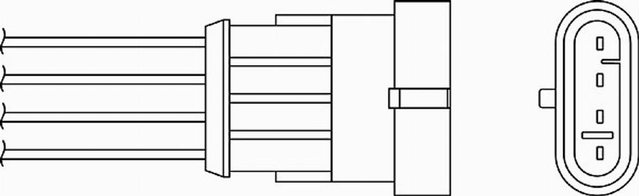 BorgWarner (BERU) 0824010061 - Oxygen, Lambda Sensor onlydrive.pro