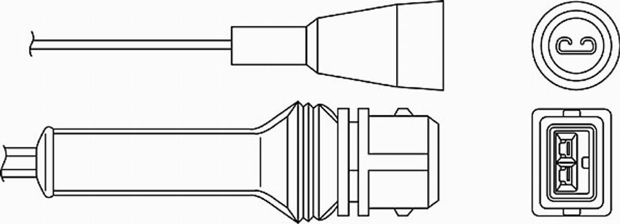 BorgWarner (BERU) 0 824 010 018 - Oxygen, Lambda Sensor onlydrive.pro