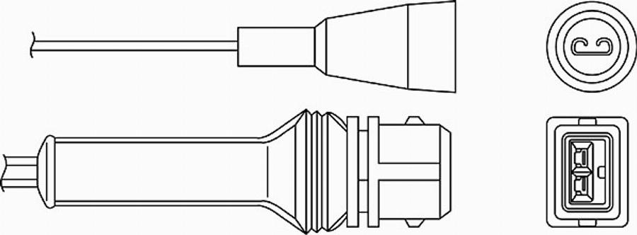 BorgWarner (BERU) 0 824 010 039 - Oxygen, Lambda Sensor onlydrive.pro