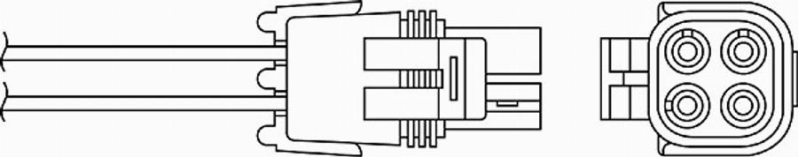 BorgWarner (BERU) 0 824 010 105 - Oxygen, Lambda Sensor onlydrive.pro