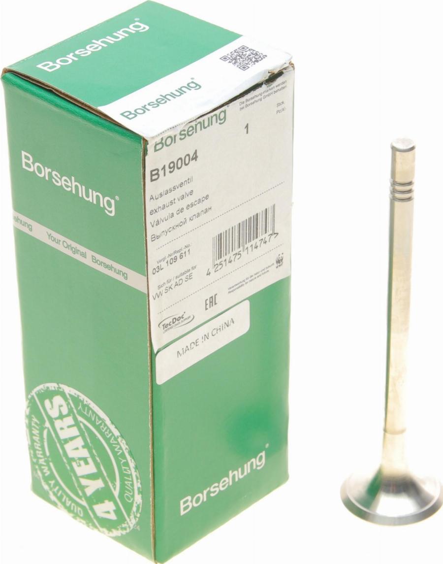 Borsehung B19004 - Pakoventtiili onlydrive.pro