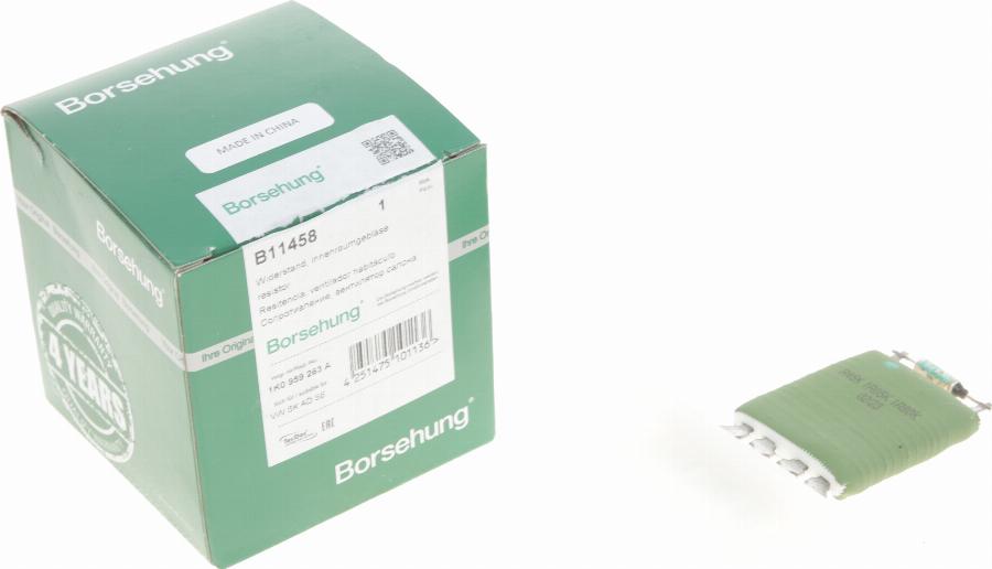 Borsehung B11458 - Сопротивление, реле, вентилятор салона onlydrive.pro