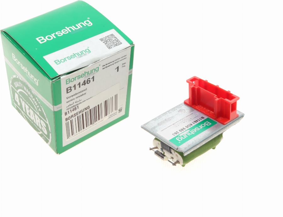 Borsehung B11461 - Сопротивление, реле, вентилятор салона onlydrive.pro