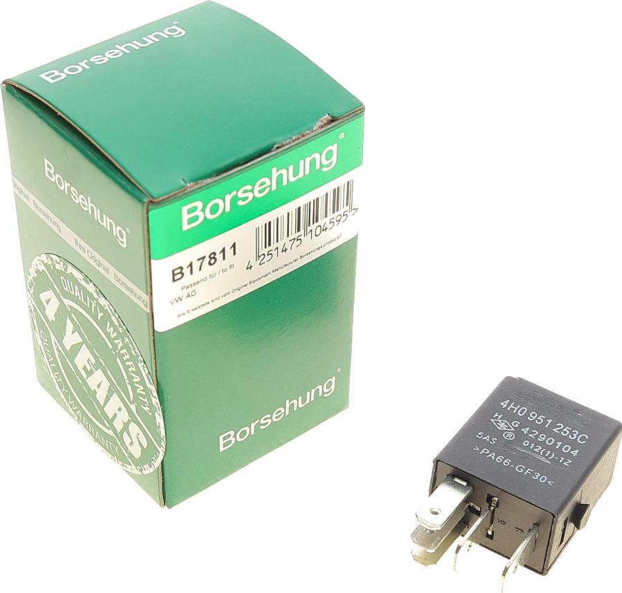 Borsehung B17811 - Relay, main current onlydrive.pro