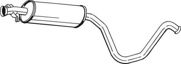 Bosal 281-831 - Middle Silencer onlydrive.pro