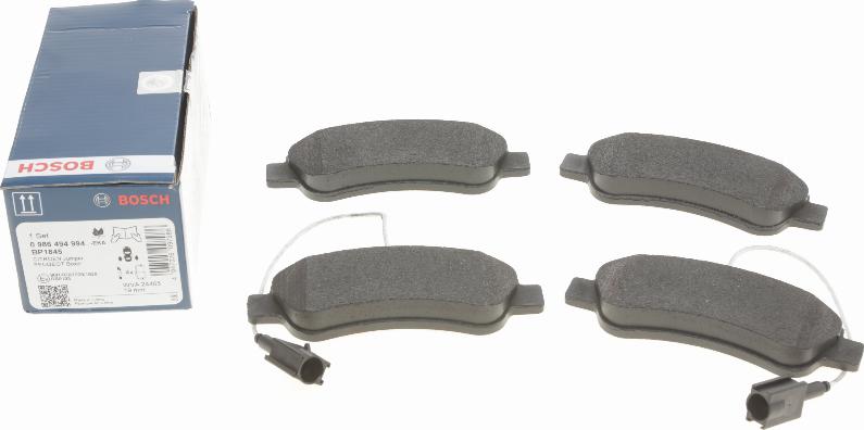 BOSCH 0 986 494 994 - Brake Pad Set, disc brake onlydrive.pro