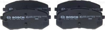 BOSCH 0 986 494 905 - Brake Pad Set, disc brake onlydrive.pro