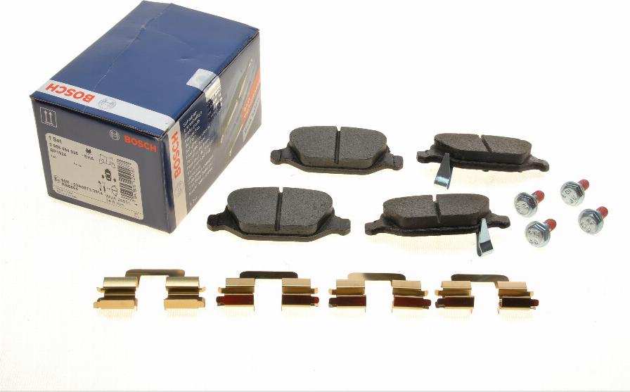 BOSCH 0 986 494 935 - Piduriklotsi komplekt,ketaspidur onlydrive.pro