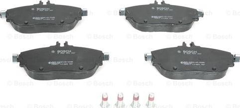 BOSCH 0 986 494 937 - Stabdžių trinkelių rinkinys, diskinis stabdys onlydrive.pro